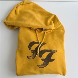 Jerzees Gold Hoodie with Black Details